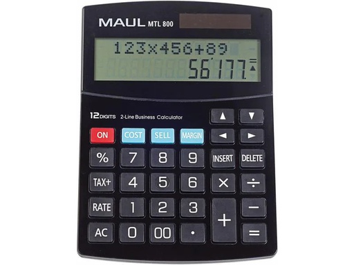 [90226504 1348148] Maul Taschenrechner MTL800 Schwarz