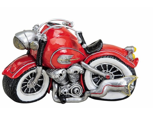 [90226510 1340258] G. Wurm Spardose Motorrad 10 x 21 x 13 cm