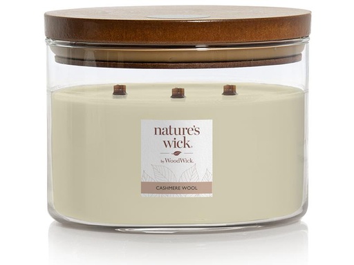 [90226774 1357788] Woodwick Duftkerze Natures Wick Cashmere Wool Large Tumbler