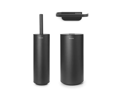 [90226790 1354013] Brabantia Badezimmerzubehör Mindset 3teilig, Anthrazit