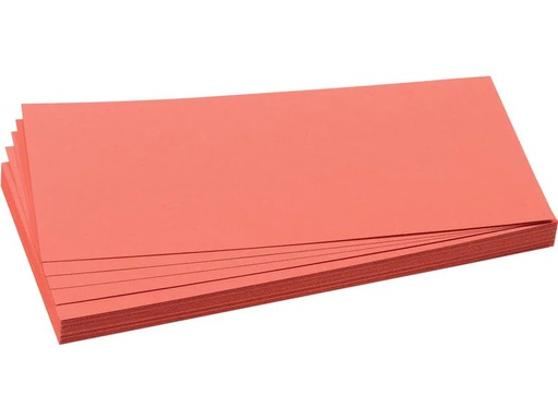 [90226920 1343122] Franken Moderationskarten 20.5 x 9.5 cm, Rot, 500 Stück