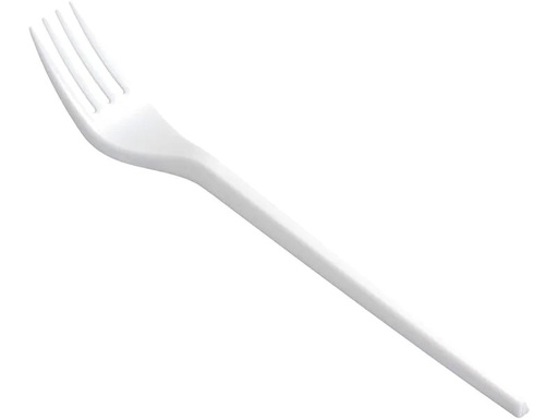 [90226942 1359469] Weita Einweg-Gabel 100 Stück, Weiss
