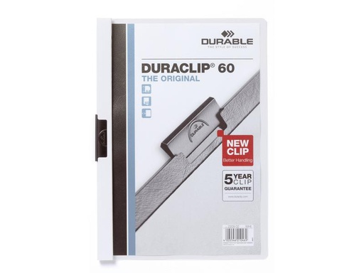 [90037490 1127608] DURABLE Klemmhefter Duraclip 60 A4, Weiss