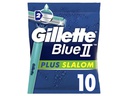 Gillette Einwegrasierer Blue II Plus Slalom 10 Stück