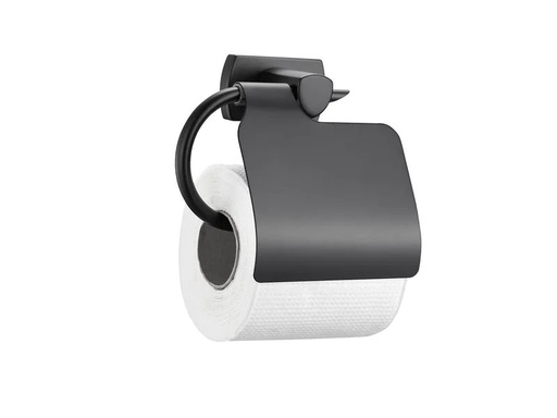 [90227112 1354368] BIASCA Toilettenpapierhalter schwarz matt