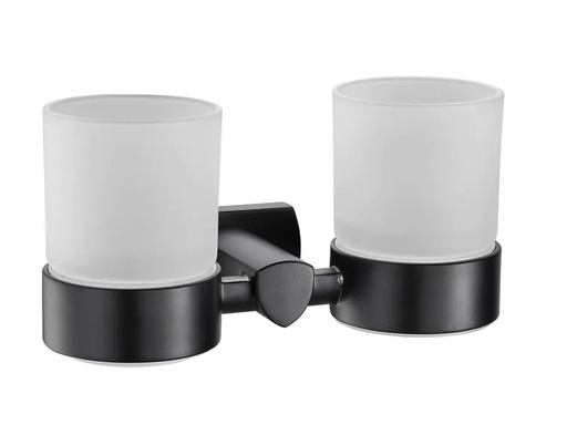 [90227175 1354371] BIASCA Glashalter schwarz matt, doppel