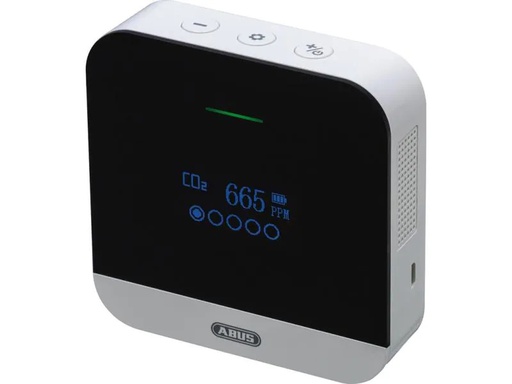 [90037525 1188982] Abus Kohlendioxid Melder AirSecure CO2WM110 mit Display