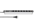 STEFFEN 19 Steckdosenleiste 7x T13, Silber
