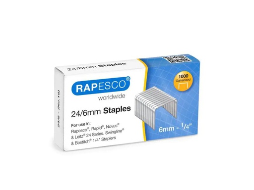 [90037557 928349] Rapesco Heftklammer 24/6  1000 Stück