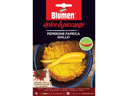 [90037575 848187] Blumen Saatgut Paprika Paprico Giallo