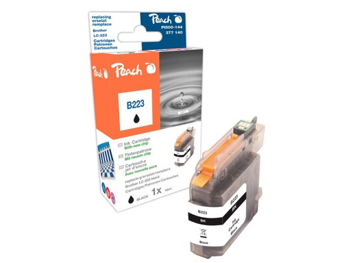 [90037616 464249] Peach Tinte Brother LC-223bk Black