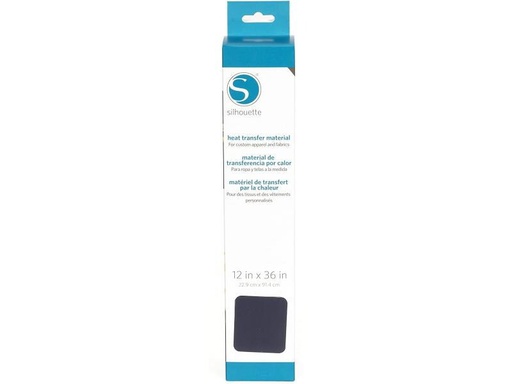 [90037644 1043161] Silhouette Aufbügelfolie Smooth 30.5 cm x 90 cm Dunkelgrau