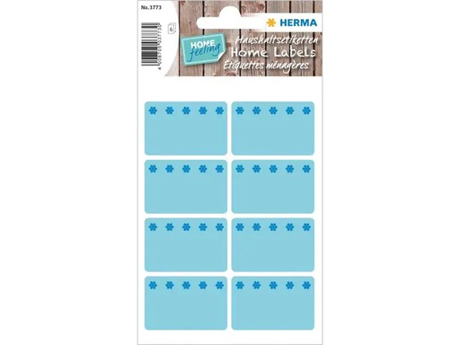 [90037682 1058947] Herma Stickers Tiefkühletiketten Eiskristalle 26 x 40 mm, Blau