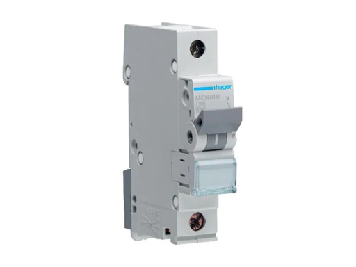 [90037712 889181] Hager Leitungsschutzschalter 1 polig 6kA C-10A 1M