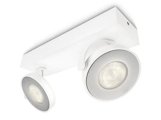 [90227569 1322276] Philips Aufbauspot Clockwork, 2 x 4.5 W, 1000 lm, 2700 K, Weiss