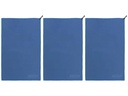 KOOR Badetuch Silva Onda Blu 3er-Pack M 55 x 90 cm