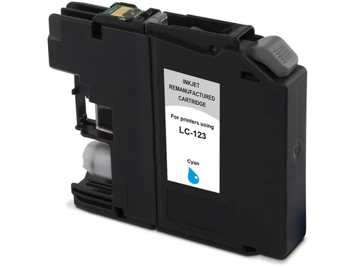 [90227630 1351089] Generic Ink Tinte Brother LC123C Cyan