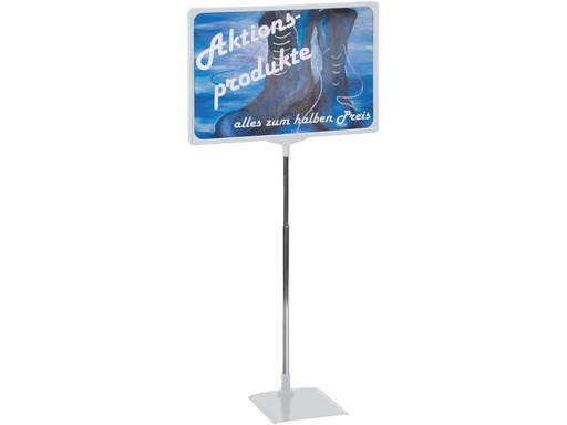 [90227633 1343374] Franken Prospektständer A4, Grau