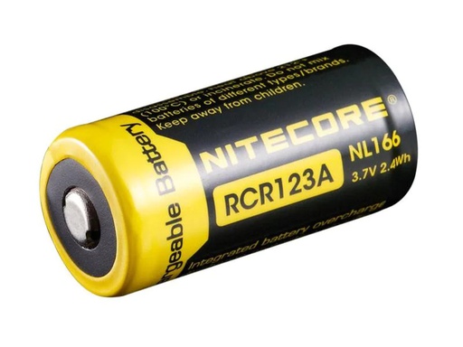 [90037796 1026831] Nitecore Akku NL166 16340 650 mAh