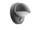 Philips Wandleuchte June E27, 60 W, Anthrazit, BWM