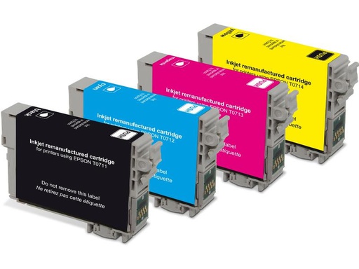 [90227754 1351174] Generic Ink Tinte Epson T0711 Multipack Black/Cyan/Magenta/Yellow