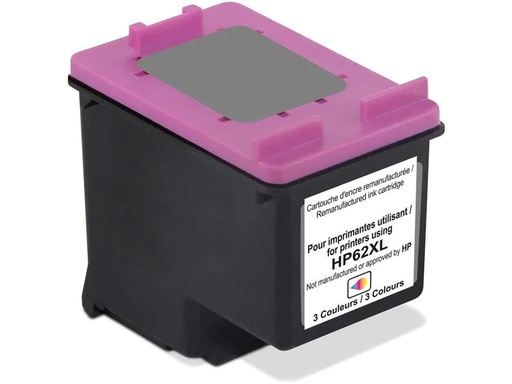 [90227756 1351280] Generic Ink Tinte HP C2P07AE Nr. 62 XL Color Cyan/Magenta/Yellow