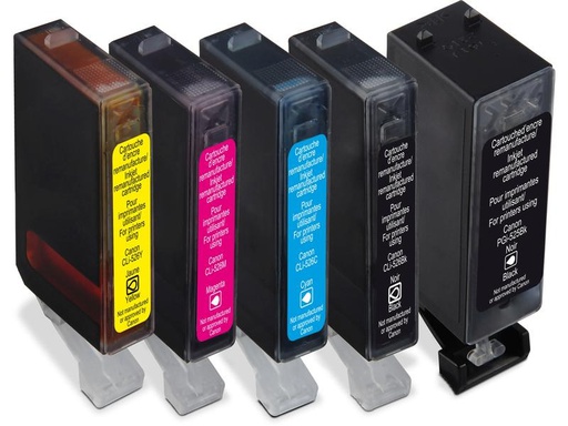 [90227779 1351134] Generic Ink Tinte Canon PGI-525 Multipack Black/Cyan/Magenta/Yellow