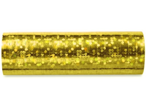 [90227830 1330552] Partydeco Luftschlangen 3.8 m, Gold