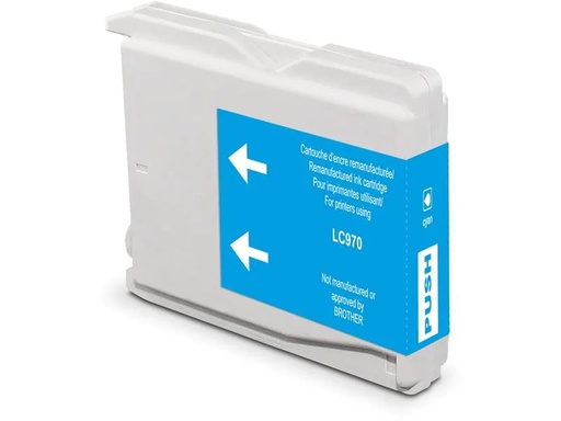 [90227882 1351054] Generic Ink Tinte Brother LC970C Cyan