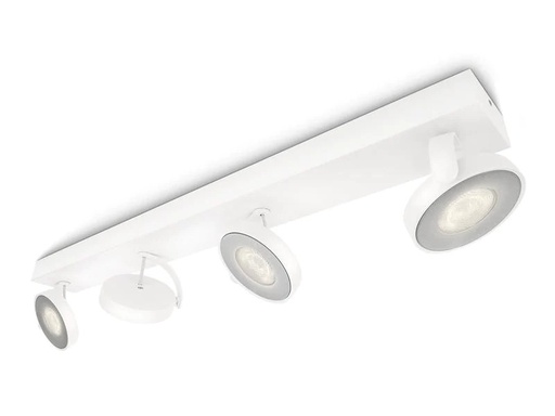 [90227964 1322277] Philips Aufbauspot Clockwork, 4 x 4.5 W, 2000 lm, 2700 K, Weiss