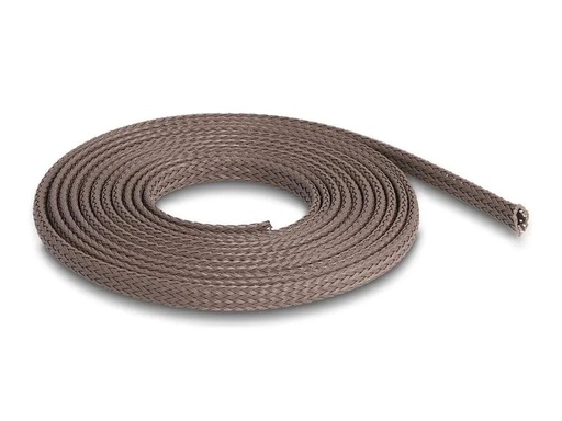 [90228004 1349328] Delock Geflechtschlauch nagerfest, 2 m x 6 mm Braun