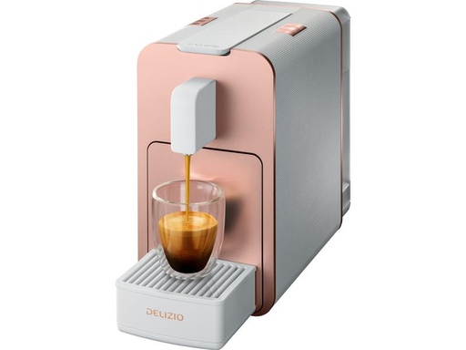 [90228017 1354234] Delizio Kapselmaschine Viva elegante Rosegold/Weiss