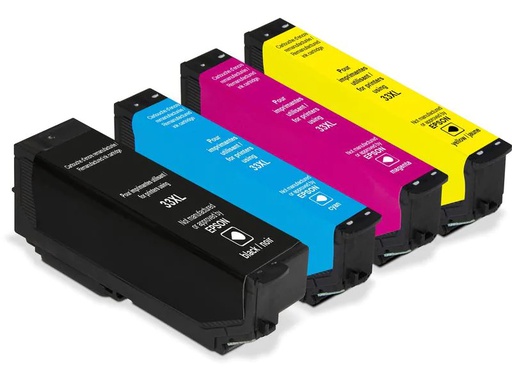 [90228026 1351227] Generic Ink Tinte Epson 33 XL Multipack Black/Cyan/Magenta/Yellow