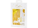 Partydeco Partyaccessoire Vorhang 90 x 250 cm, Gold