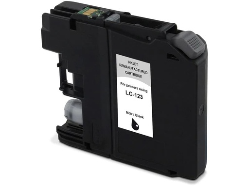 [90228136 1351088] Generic Ink Tinte Brother LC123BK Black