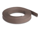 Delock Geflechtschlauch nagerfest, 5 m x 19 mm Braun