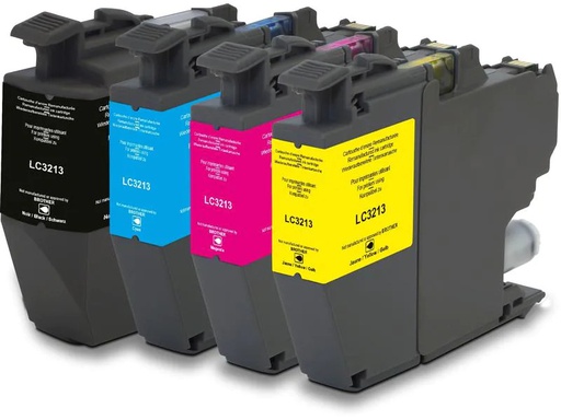 [90228272 1351111] Generic Ink Tinte Brother LC3213 Multipack Black/Cyan/Magenta/Yellow