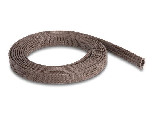 [90228331 1349332] Delock Geflechtschlauch nagerfest, 2 m x 12 mm Braun