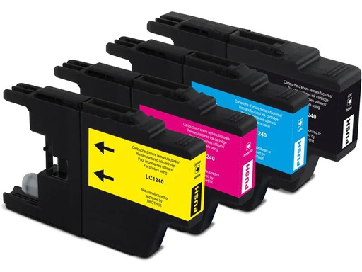 [90228346 1351082] Generic Ink Tinte Brother LC1240 Multipack Black/Cyan/Magenta/Yellow