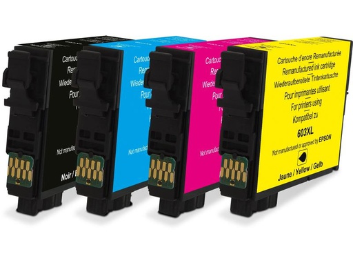 [90228362 1351232] Generic Ink Tinte Epson 603 XL Multipack Black/Cyan/Magenta/Yellow