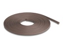 Delock Geflechtschlauch nagerfest, 5 m x 6 mm Braun