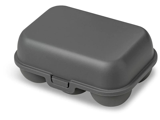 [90228421 1350387] Koziol Eierbox To Go mini 17 cm x 11.8 cm, Grau