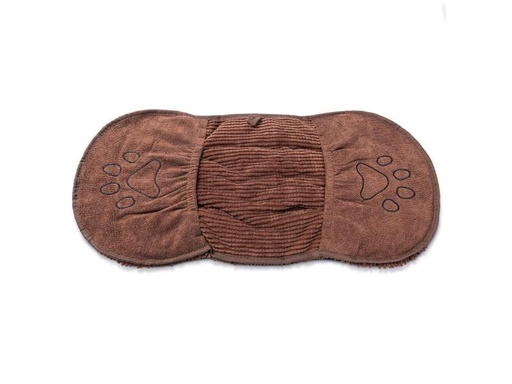 [90037962 998658] Dogs smarter by design Dirty Dog Shammy Towel Braun