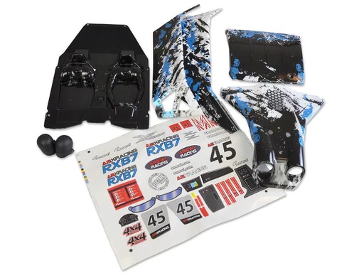 [90228531 1339047] Amewi Karosserieteile RXB7 Blau 1:7