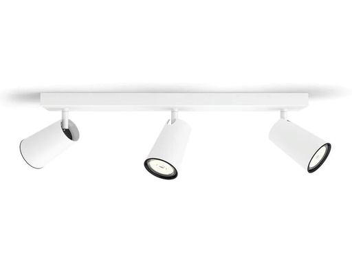 [90228568 1322301] Philips Aufbauspot Paisley, 3 x GU10, 5.5 W, Weiss