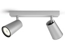 Philips Aufbauspot Paisley, 2 x GU10, 5.5 W, Silber