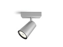 Philips Aufbauspot Paisley, GU10, 5.5 W, Silber