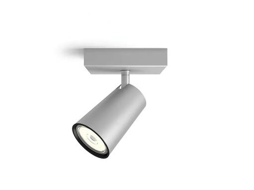 [90228751 1322296] Philips Aufbauspot Paisley, GU10, 5.5 W, Silber