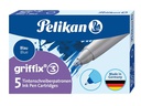 Pelikan Tintenpatrone Griffix Königsblau, 5 Stk.