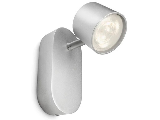 [90228965 1322333] Philips Aufbauspot Star, 4.5 W, 500 lm, 2700 K, Silber